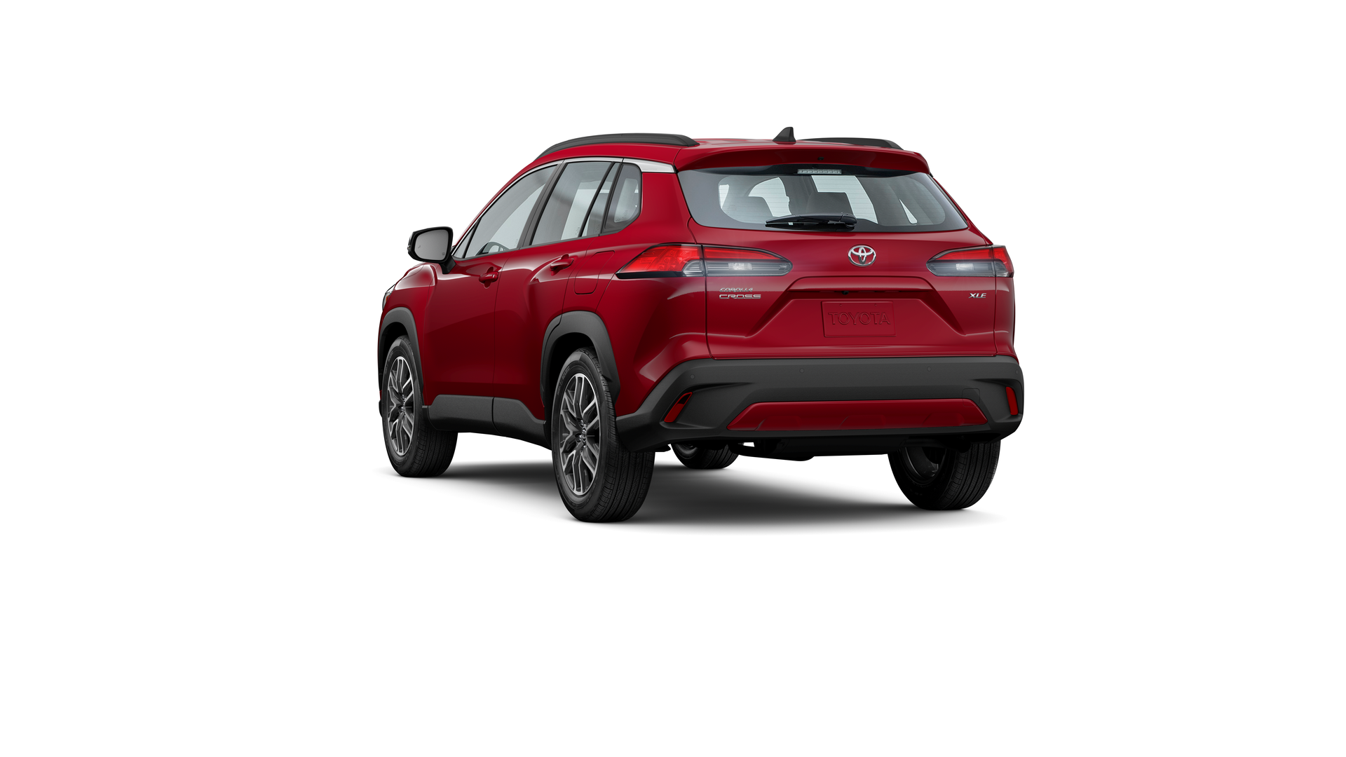 Vista trasera de Toyota Corolla Cross