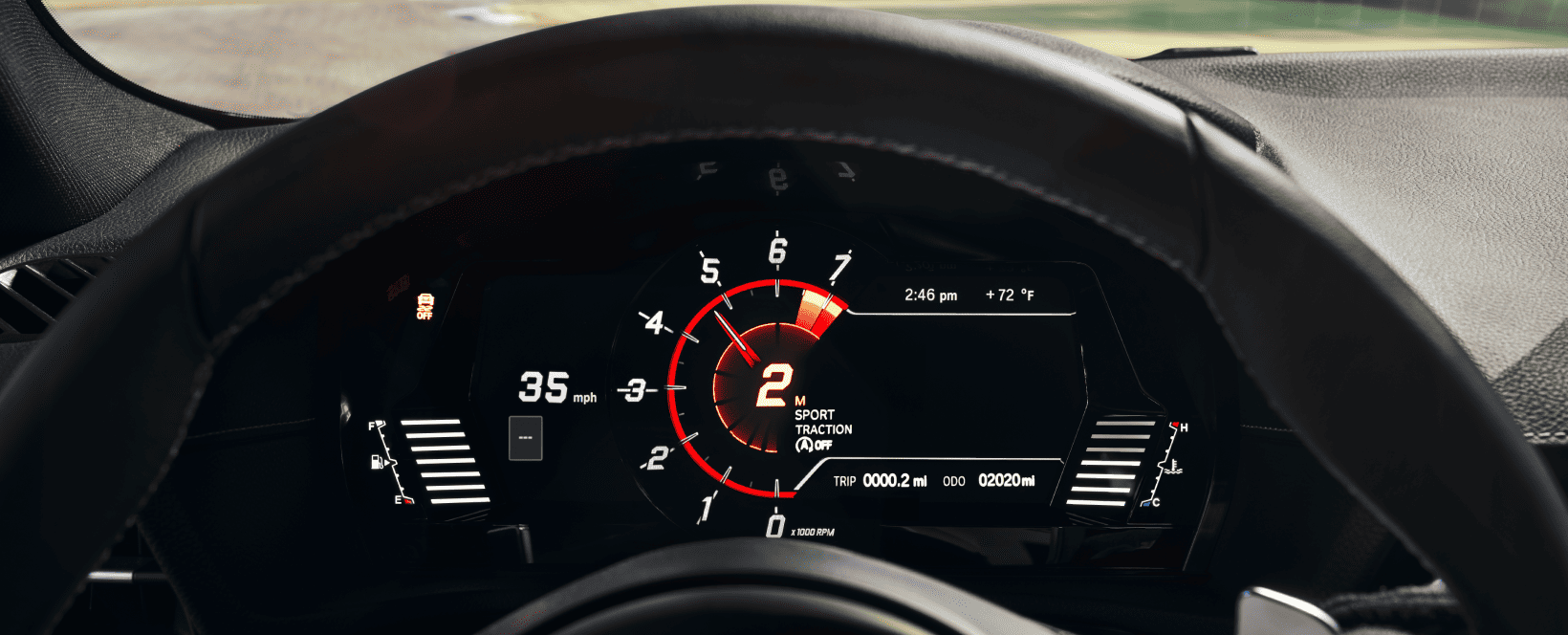 Panel de instrumentos de Toyota Supra